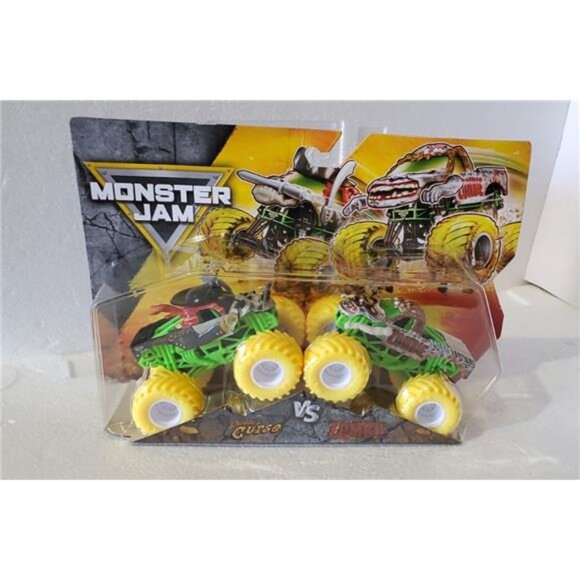 Monster Jam Pirate’s Curse™ vs Zombie 2-Pack Die-Cast Monster Trucks⚔️Vs🧟 Toys - Picture 14 of 15